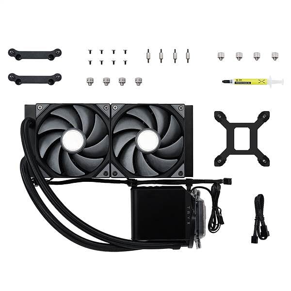 TRYX Panorama 240  Refrigeración Líquida Negra Pantalla curva 2K AMOLED 65