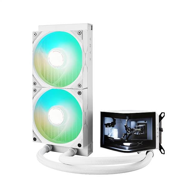 TRYX Panorama 240 ARGB  Refrigeración Líquida Blanca Pantalla curva AMOLED 65
