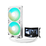 TRYX Panorama 240 ARGB  Refrigeración Líquida Blanca Pantalla curva AMOLED 65 TRYX Panorama 240 ARGB  Refrigeración Líquida Blanca Pantalla curva AMOLED 65