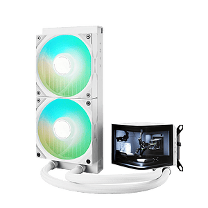 TRYX Panorama 240 ARGB  Refrigeración Líquida Blanca Pantalla curva AMOLED 65