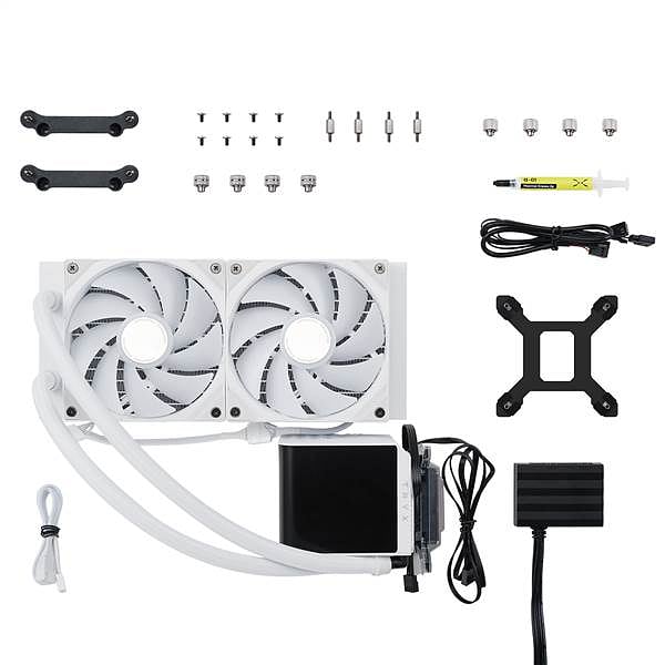 TRYX Panorama 240 ARGB  Refrigeración Líquida Blanca Pantalla curva AMOLED 65