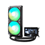 TRYX Panorama 240 ARGB | Refrigeración Líquida Negra Pantalla curva AMOLED 6,5