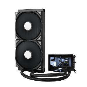 TRYX Panorama 280  Refrigeración Líquida Negra Pantalla curva AMOLED 65