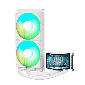 TRYX Panorama 280 ARGB  Refrigeración Líquida Blanca Pantalla curva AMOLED 65