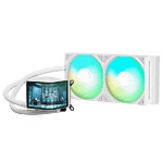 TRYX Panorama 280 ARGB  Refrigeración Líquida Blanca Pantalla curva AMOLED 65 TRYX Panorama 280 ARGB  Refrigeración Líquida Blanca Pantalla curva AMOLED 65