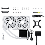 TRYX Panorama 280 ARGB  Refrigeración Líquida Blanca Pantalla curva AMOLED 65 TRYX Panorama 280 ARGB  Refrigeración Líquida Blanca Pantalla curva AMOLED 65