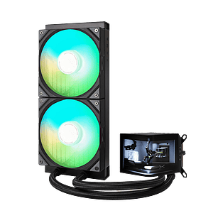 TRYX Panorama 280 ARGB  Refrigeración Líquida Negra Pantalla curva AMOLED 65