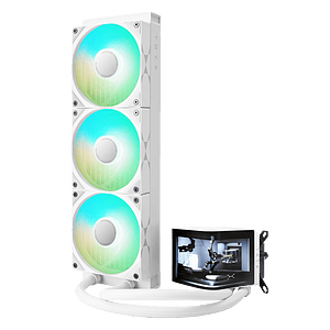 TRYX Panorama 360 ARGB  Refrigeración Líquida Blanca Pantalla curva AMOLED 65