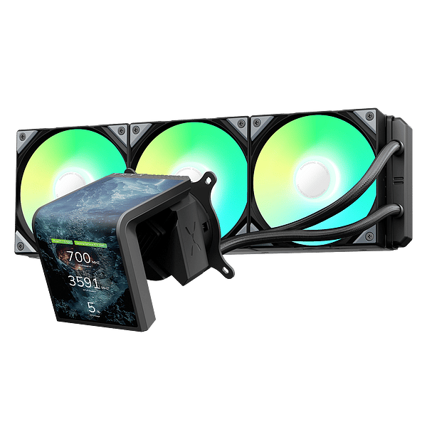 TRYX Panorama SE 360 ARGB  Refrigeración Líquida LCD Negra Pantalla curva AMOLED 65