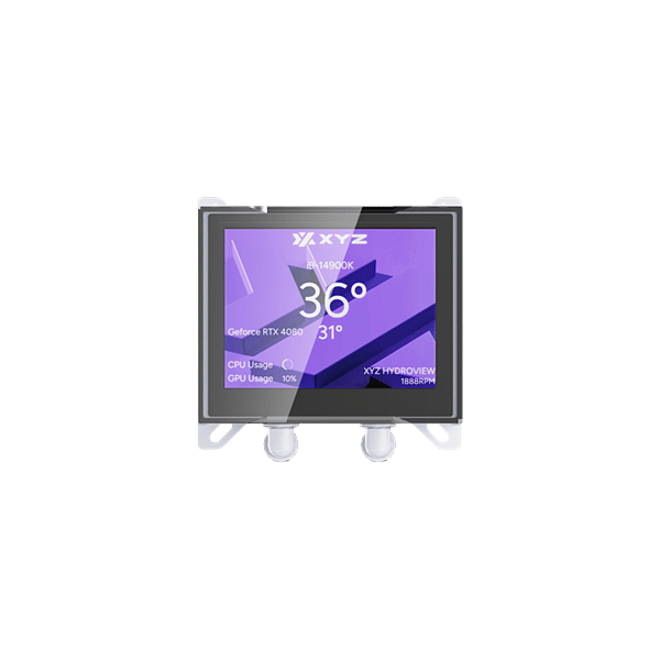 XYZ Hydroview 360 ARGB  Refrigeración Líquida LCD Blanca