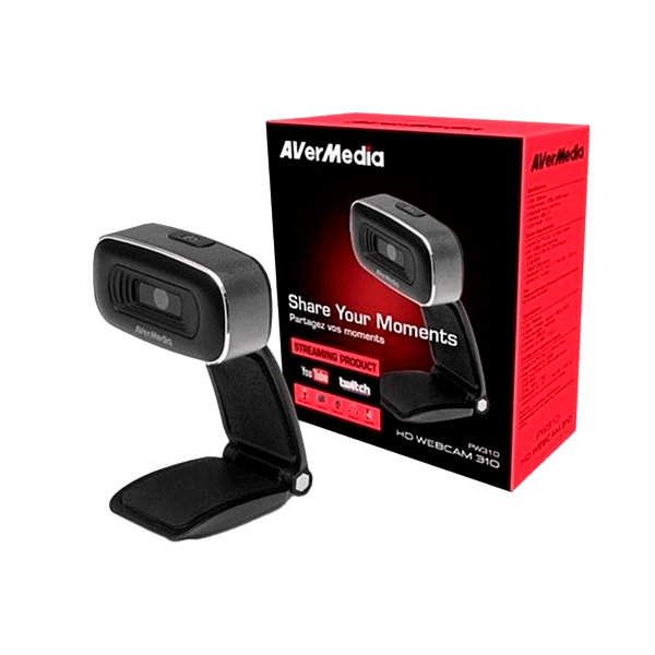 Avermedia PW310 FHD 1080P 30FPS Black  Webcam