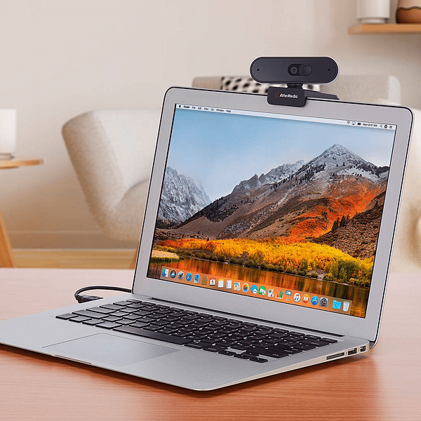 Avermedia PW310P  FullHD Negra  Webcam