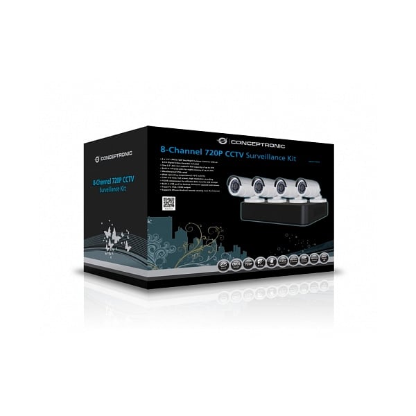 Conceptronic C8CHCCTVKITD1080  Kit de cámaras de vigilancia