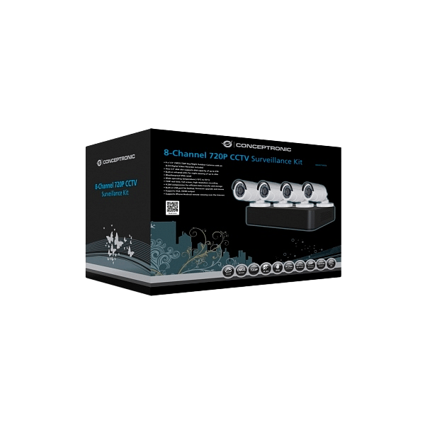 Conceptronic C8CHCCTVKITD1080  Kit de cámaras de vigilancia