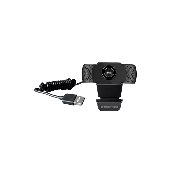 Conceptronic Amdis FullHD 1080P con micrófono  Webcam