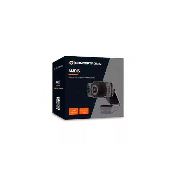 Conceptronic Amdis FullHD 1080P con micrófono  Webcam