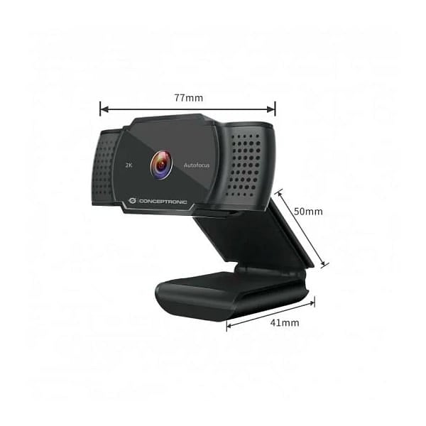 Conceptronic Amdis 2K USB con micrófono  Webcam