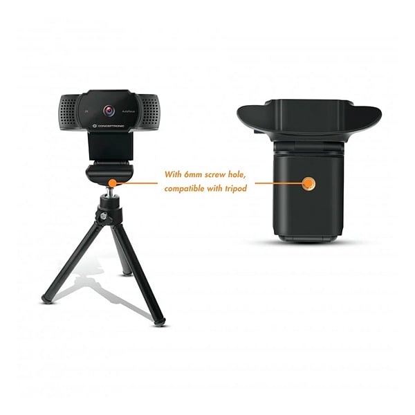 Conceptronic Amdis 2K USB con micrófono  Webcam