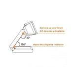 Conceptronic Amdis 2K USB con micrófono  Webcam
