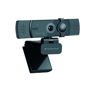 Conceptronic AMDIS08B 4K con Enfoque Automático y Doble Micrófono  Webcam