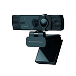 Conceptronic AMDIS08B 4K con Enfoque Automático y Doble Micrófono  Webcam