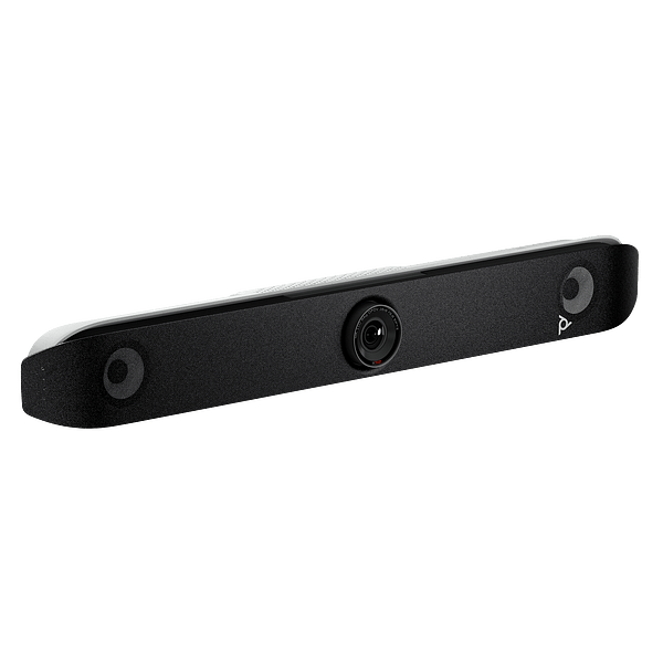 HP Poly Studio X52  Barra de vídeo Multifunción HDMI y USB Cámara 4K UHD de 20MP 4 Micrófonos y Altavoces estéreo dual