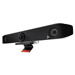 HP Poly Studio X52  Barra de vídeo Multifunción HDMI y USB Cámara 4K UHD de 20MP 4 Micrófonos y Altavoces estéreo dual