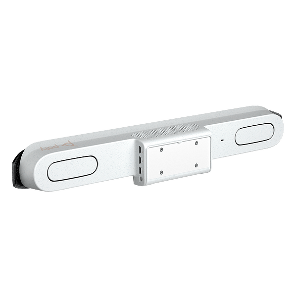 HP Poly Studio X52  Barra de vídeo Multifunción HDMI y USB Cámara 4K UHD de 20MP 4 Micrófonos y Altavoces estéreo dual