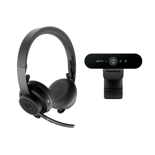 Logitech Zone Wireless  Brio 4K  Kit de videoconferencia