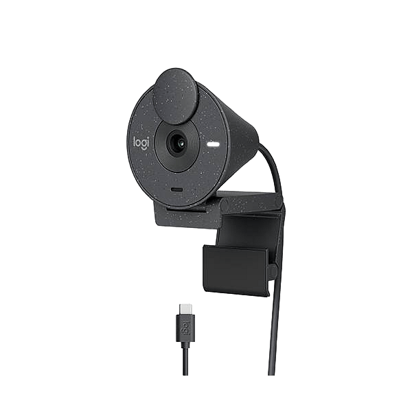 Logitech Brio 300 Grafito Full HD  USBC  Webcam