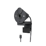 Logitech Brio 300 Grafito Full HD  USBC  Webcam