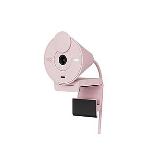 Logitech Brio 300 Rosa Full HD  USBC  Webcam