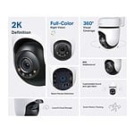 TPLink Tapo C510  Cámara inteligente de seguridad para el hogar WiFi con resolucion 2K y movimiento horizontal y vertical