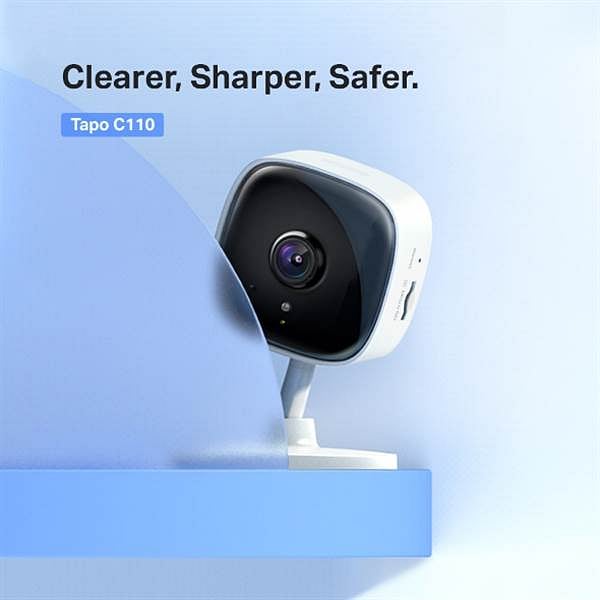 TPLink Tapo C110  Cámara inteligente 2K de seguridad para el hogar WiFi