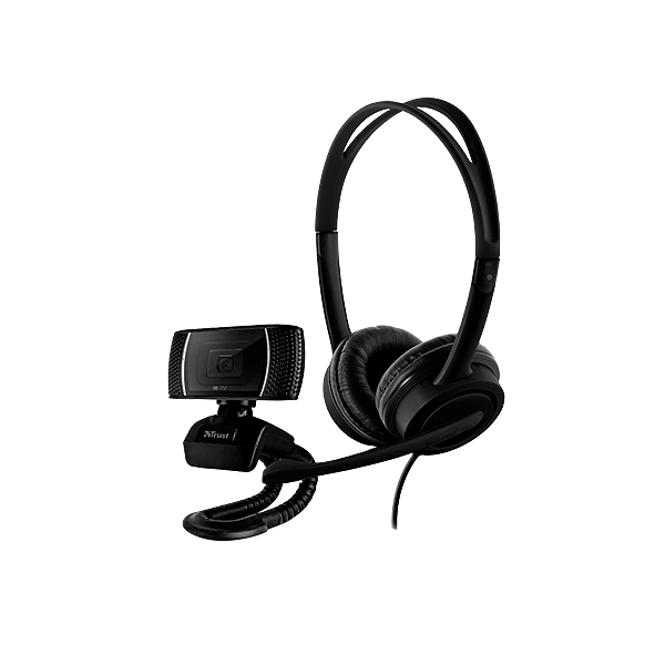Trust Mauro y Trino HD  Pack Auricular  Webcam