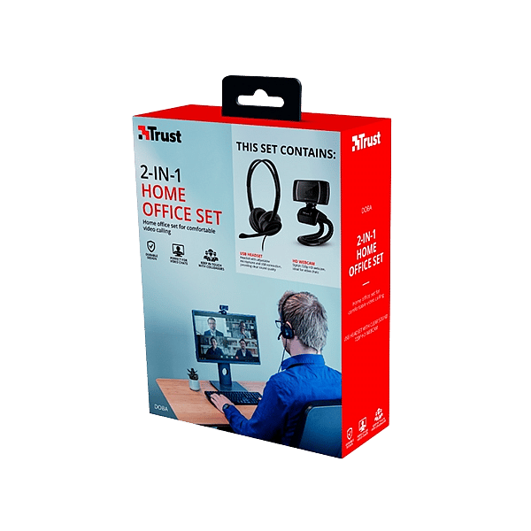 Trust Mauro y Trino HD  Pack Auricular  Webcam
