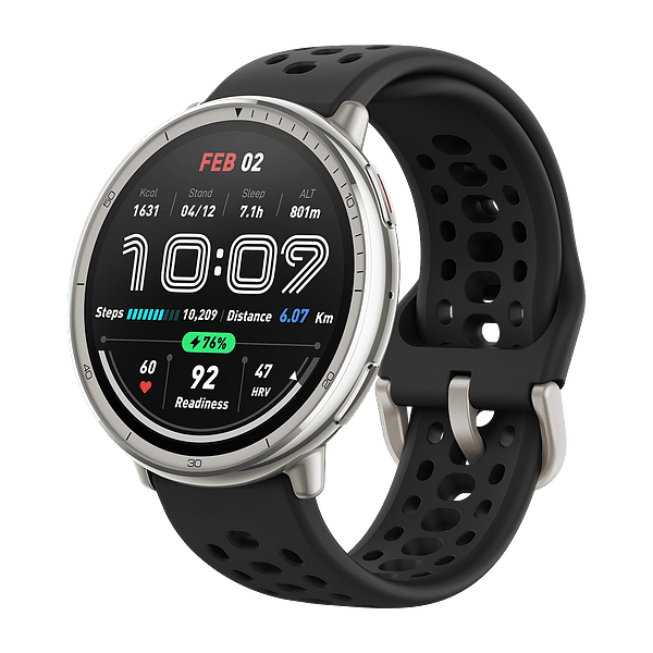 Amazfit Active 2 Round Black  Smartwatch GPS Pantalla AMOLED SpO2 160 Modos Deportivos