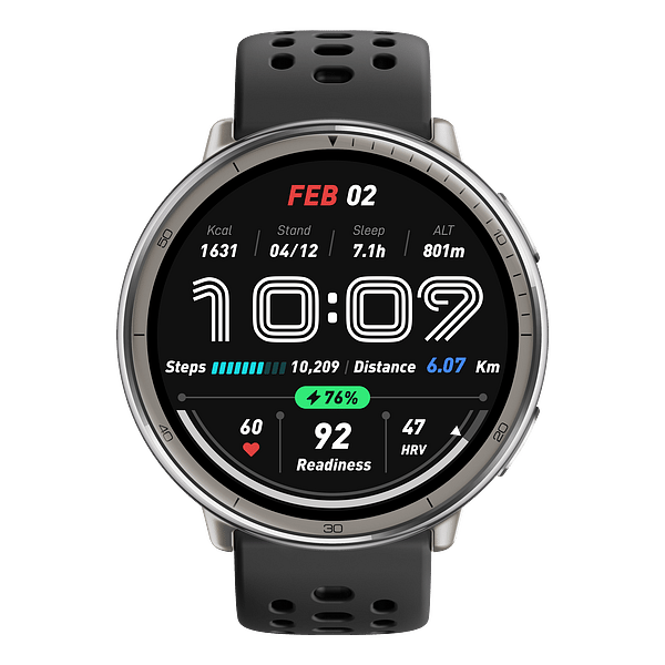 Amazfit Active 2 Round Black  Smartwatch GPS Pantalla AMOLED SpO2 160 Modos Deportivos