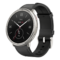 Amazfit Active 2 (Round) Black | Smartwatch GPS Pantalla AMOLED SpO2 160 Modos Deportivos Piel Versión Premium NFC