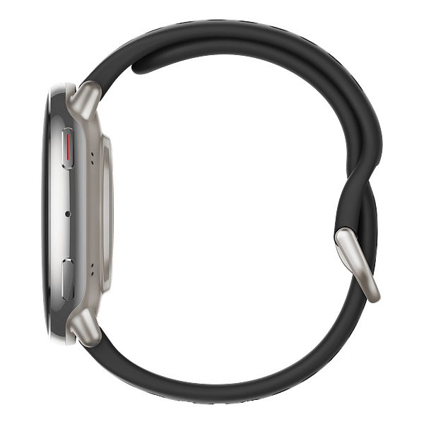 Amazfit Active 2 Round Black  Smartwatch GPS Pantalla AMOLED SpO2 160 Modos Deportivos Piel Versión Premium NFC