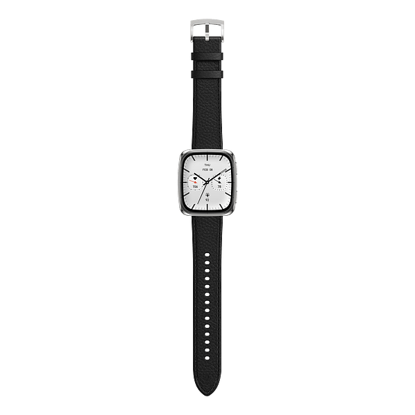 Amazfit Active 2 Square Black  Smartwatch GPS Pantalla AMOLED SpO2 160 Modos Deportivos Piel Versión Premium NFC
