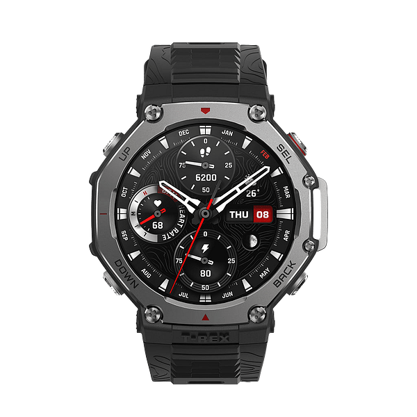 Amazfit TRex Onyx  Smartwatch GPS Pantalla AMOLED 175 SpO2 Más de 170 Modos Deportivos