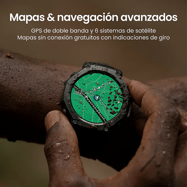Amazfit TRex Onyx  Smartwatch GPS Pantalla AMOLED 175 SpO2 Más de 170 Modos Deportivos