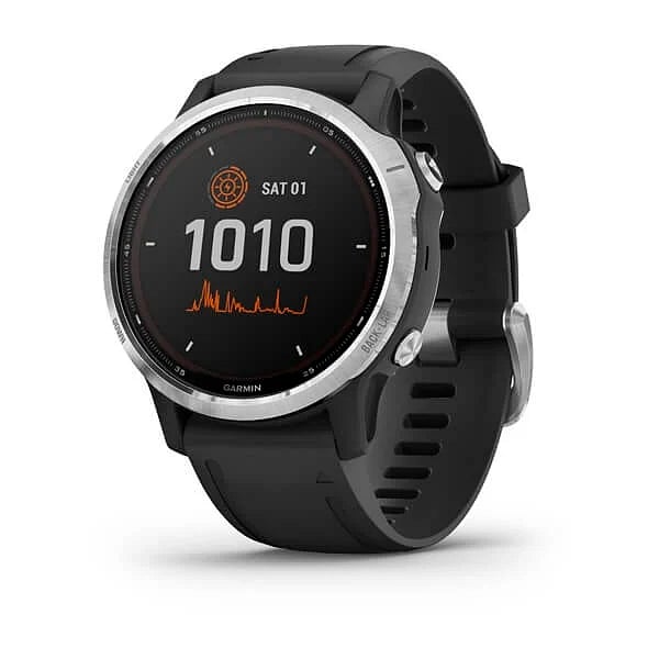 Garmin Fénix 6S Solar Plata  Negro Smartwatch