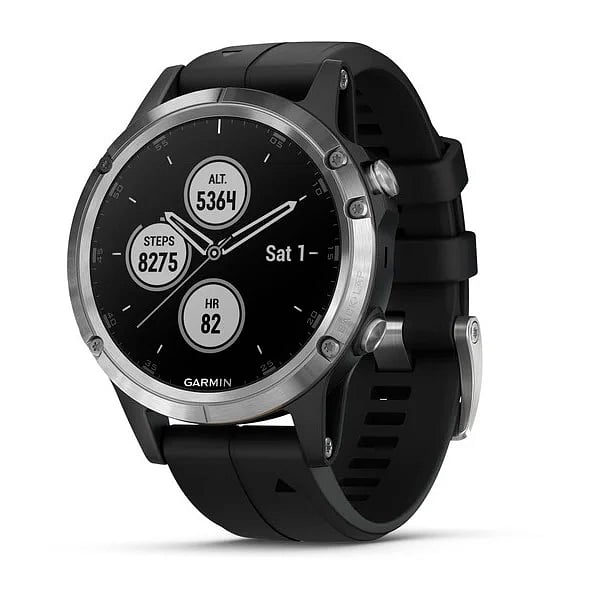 Garmin Fenix 5 Plus PlataNegro  Smartwatch