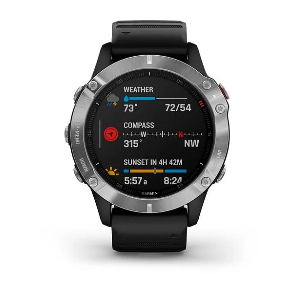 Garmin Fenix 6 PlataNegro  Smartwatch