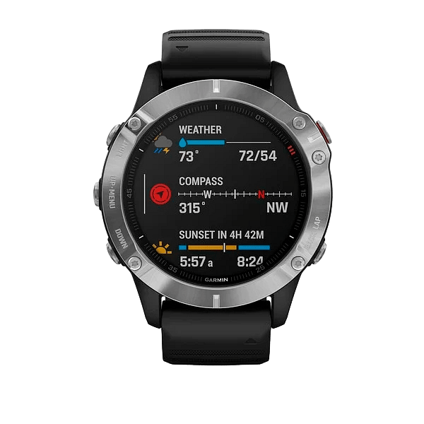 Garmin Fenix 6 PlataNegro  Smartwatch