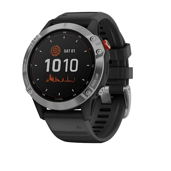 Garmin Fénix 6 Solar Plata  Negro  Smartwatch