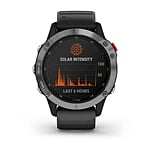 Garmin Fénix 6 Solar Plata  Negro  Smartwatch