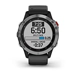 Garmin Fénix 6 Solar Plata  Negro  Smartwatch